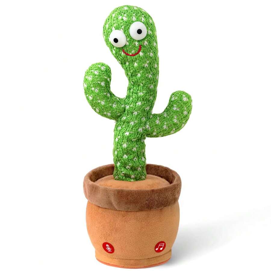 Talking Dancing Cactus With Lights And Music, 120 Songs , Christmas Birthday