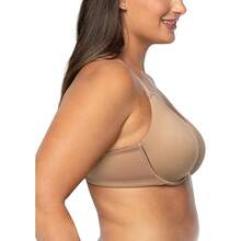New  Women's Beauty Back Oothing Minimizer Bra, Minimiz Bust Line  To 1.5 - Totally Tan 44D - View 2