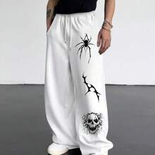 Calça Moletom Moda Urbana Estampada Inverno Escola Passeio