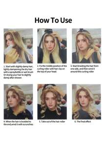 4pcs/Set No Heat Hair Curlers For Hairstyling, Reusable Heatless Hair Curling Rods, Heatless Silk Satin Curling Rods, Create Natural Soft Wavy Hairstyle, DIY Curling Styling Tools For Overnight Use, Heatless Curling Rods (Heatless Silk Satin Curling Rods, Curlers), Foam Heatless Sleep Curlers, Hair Styling, Hair Stuff, Curly Hair Products ,Hair Accessories, Hair Styling Kit, Hair Tool Kit, Hairstyling Set