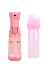2件組美髮護理套組：1個噴霧瓶 (200ml) + 1個髮油塗抹器；髮根梳塗抹器－髮油塗抹瓶頭設計為梳子形狀，軟身帶刻度，方便調配髮色，也可加入髮油打造自然蓬鬆髮型。美髮造型工具/髮飾 - 彩色 - 查看 11