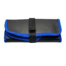 Bolsa de Señuelos de Pesca 12 Ranuras Bolsa de Pesca Organizador de Señuelos Bolsa de Almacenamiento de Cebo Impermeable Bolsillo Ajustable para Señuelos de Pesca - Azul - Ver 3
