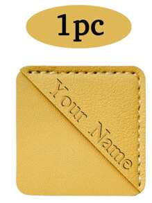 1PC Customized Leather Bookmark, Personalized Colorful Book Corner Mark, Gift For Reader Book Lover Students, Graduation Back-To-School Birthday Gift School Supplies, Back To School