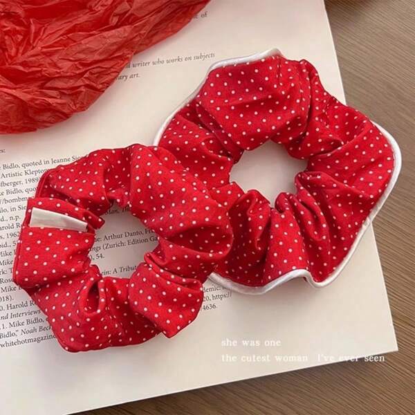 2pcs Polka Dot Bohemian Headband, Suitable For Spring & Autumn, Hair Tie, Hair Accessory ,Hair Accessories, Scrunchy Hair Ties