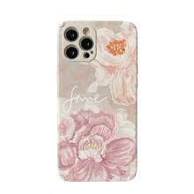 Retro Flower Phone Case Suitable For IPhone 11, IPhone 12, IPhone 13 Pro Max