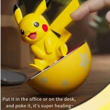 pokemon Pokémon Tumbler Ornaments Blind Box, Fairy Eevee, New Leaf, Cat, Pikachu Play Ornaments, Office Home Desktop Ornaments, Birthday Graduation Best Gifts