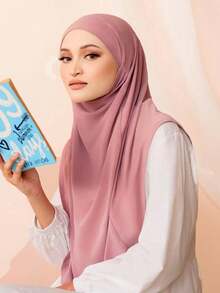 1 件 L 码女士易穿粘胶纤维头巾，即时头巾日常帽子面纱衣服 - 彩色 - 查看 28