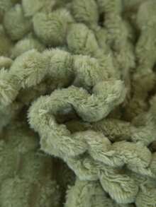 Contemporary Flannel Throw Blanket - Machine Washable, Versatile Solid-Colored Cozy Polyester Throw For Sofa, Bed, Office, And Travel - All-Season Comfort, Woven, 200-250 GSM - Ideal Gift,Fall Decor,Autumn Decor,Room Decor - Green - View 9