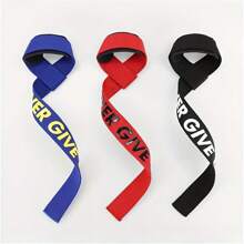 2pcs - Lifting Wrist Straps For Weightlifting With Non-Slip, Hard Pull Exercise Straps, Power Workouts Lifting Wrist Strap, Padded Wrist Support Wraps For Powerlifting, Bodybuilding, Gym, Workout, Strength Training, Deadlifts - Men & Women