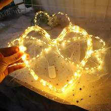 1/5 pezzi Luci a fata a LED, batteria a bottone (batterie incluse), luci a filo di rame in piccola scatola bianca, luci a filo di rame, lampade, luci LED, luce notturna, illuminazione, luce per libri, luci LED per camera, illuminazione decorativa per feste, camera da letto, giardino, feste, matrimoni, decorazione per stanza, decorazione per matrimoni, decorazione natalizia, luci da favola, alberi da giardino, Natale, decorazione per feste di matrimonio a filo di rame, decorazione di Ognissanti, decorazione natalizia
