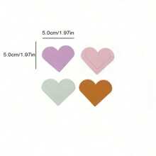 Creative Heart-Shaped Faux Bookmark Various Colors Student Literature Love Bookmark Reading Literature Lover Gift Page Separator Double-Sided Clip For Diaries And Books