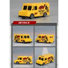 Burago Transporter Series Alloy Vehicle Set Of 9 Pieces - Durable Metal Children's Toy Car Suitable For Ages 3 And Up, Gift For Boys On Their Birthday