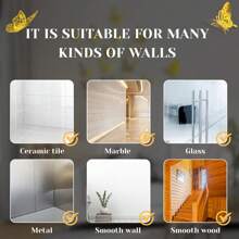 12 pièces/set Autocollants de papillon 3D creux, pour la décoration de la maison et des cadeaux. Autocollants muraux pour la décoration de la chambre et de la maison, autocollants personnalisés