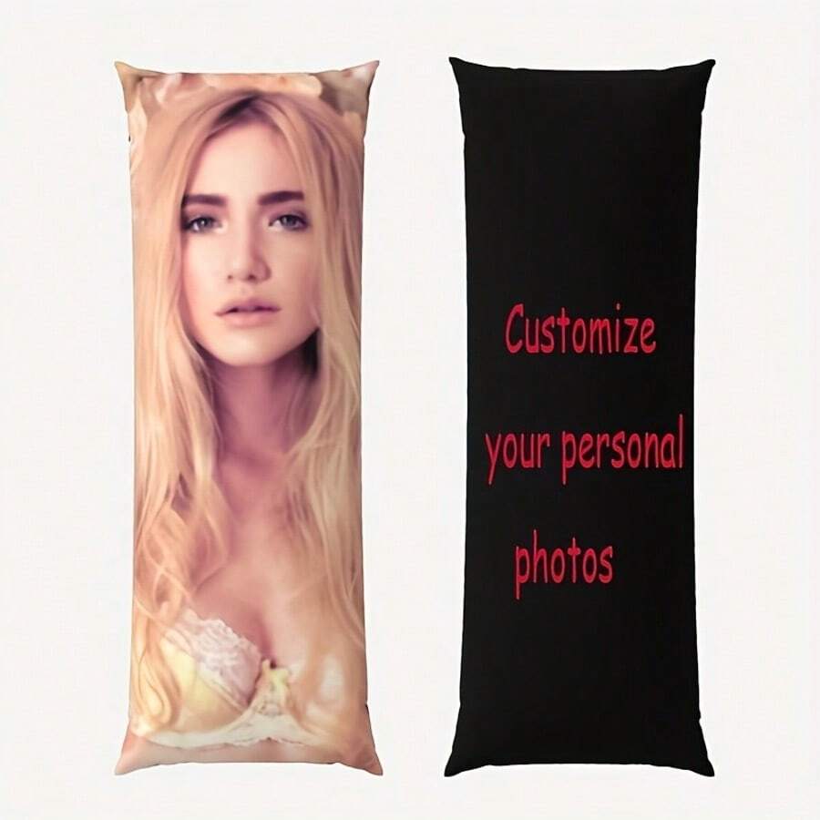 1 DIY Custom Photo Double-Sided Pillow Cover For Sofa Bedroom Home Decoration Couple Pet Commemoration Silk Satin Decorative Pillowcase