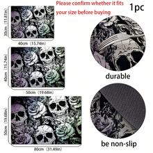 1 tấm thảm làm khô bát đĩa in hình ma quái và đầu lâu, thảm bếp bằng polyester, miếng lót thấm nước đa năng cho bát đĩa, máy pha cà phê, phụ kiện nhà bếp và gia đình, đồ trang trí nhà cửa, đồ trang trí nhà bếp, đồ trang trí phòng, đồ trang trí tiệc, đồ trang trí bàn bốn mùa, đồ trang trí tiệc, đồ trang trí đám cưới, đồ trang trí phòng ăn, đồ trang trí bếp, đồ trang trí phòng, đồ trang trí nhà cửa - Nhiều màu - Xem 7