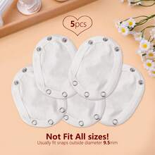 2/3/5/8/10pcs Baby Romper Extension Panels, Infant Bodysuit Extension Pieces, Fabric Pads To Extend Too Small Rompers For Continued Use