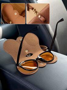 1pc Fashion Sunglasses Bag Reading Glasses Storage Case PU Leather Anti Pressure Protective Cover Carry Bag Eyeglass Clip Glasses Accessories Back To School School Bag Travel Essentials Travel Organizer For Beach Summer Vacation For Travel And Back To School Travel Accessories Holiday
