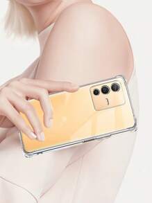 3 Stücke transparente stoßfeste Schutzhüllen, geeignet für Changhong Smartphones, transparente stoßfeste Handyhülle für Changhong Smartphones, Handyhülle, Handyschutzcover, Handyschale, Handytasche, stoßfeste Handyhülle mit Schutz an allen vier Ecken, transparente Handyhülle, einfache Handyhülle, einfarbige Handyhülle, transparente Handyhülle, TPU Handyhülle stoßfest (militärische Stufe Stoßfestigkeit)
