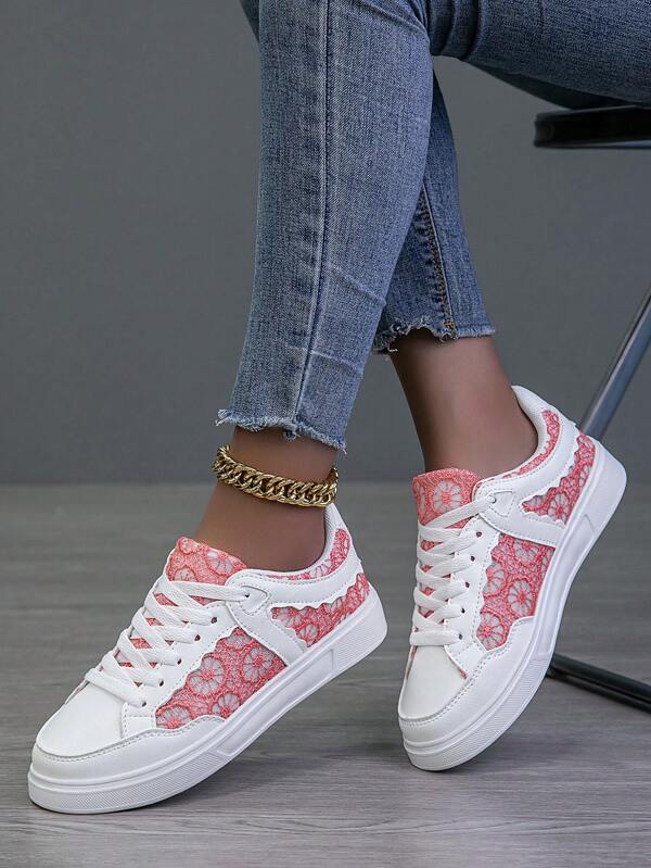 Zapatos casuales para mujer, zapatillas de moda, zapatos blancos de estilo callejero, zapatos ligeros para patineta