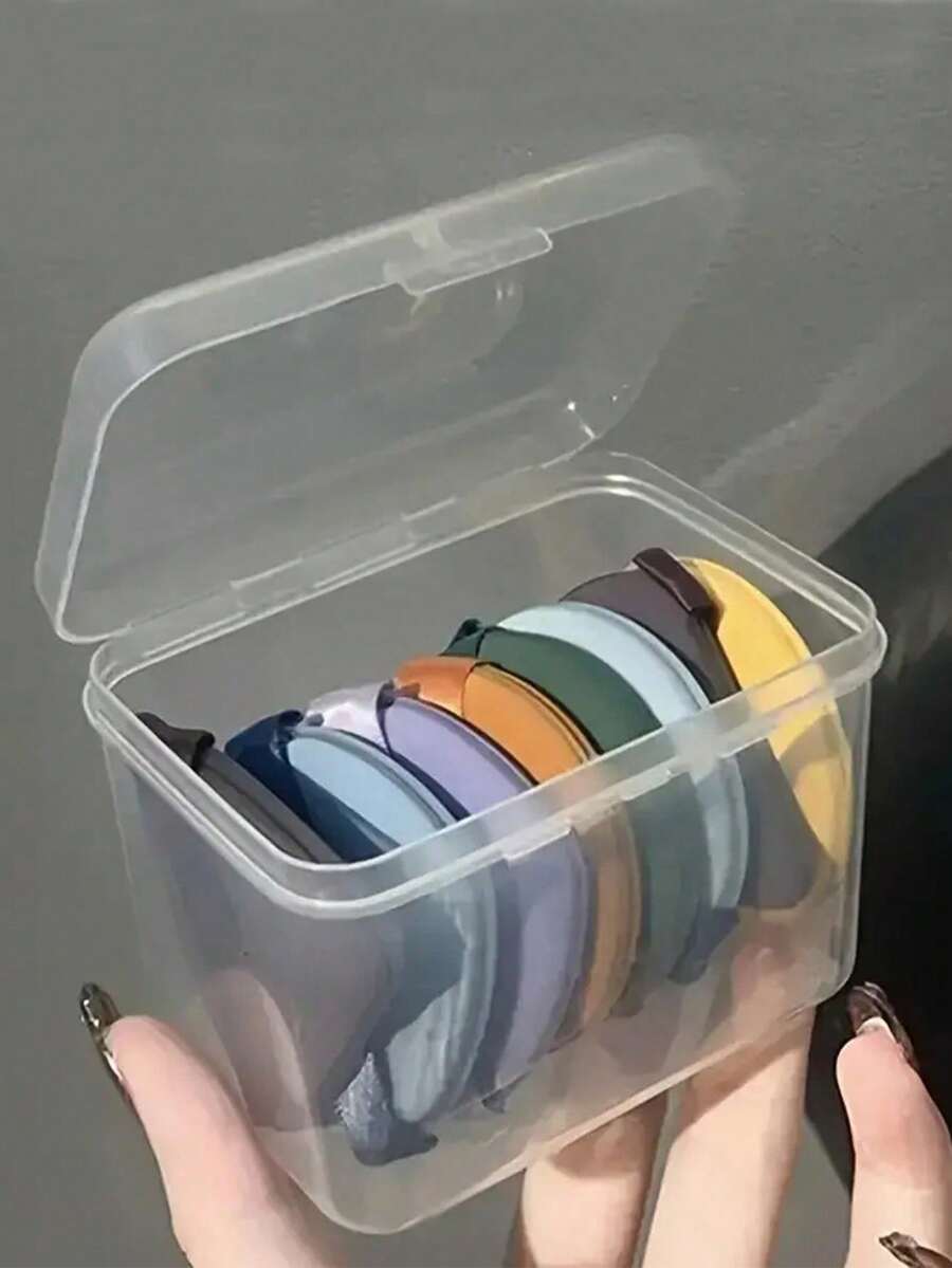 1个多功能便携透明化妆海绵及化妆品收纳盒，让您的化妆工具井然有序、安全存放，适用于房间、家居、卧室、浴室、粉色房间、客厅装饰、旅行用品、礼品袋、送给妈妈、爸爸、男士、朋友、老师的礼物、生日、婚礼、办公桌、置物架、配件、礼品盒、趣味礼物、收纳袋、房间装饰、包袋、化妆包、梳妆台、旅行、化妆包、旅行必备品、收纳盒、储物盒、旅行必备品、化妆品收纳盒、化妆包、化妆品收纳盒、收纳盒、洗漱包、桌面收纳盒、化妆包、化妆袋、化妆品收纳盒、梳妆台配件、化妆袋、化妆包、珠宝盒、化妆刷架、化妆刷架、香水收纳包、手拿包、女士礼物、圣诞礼物、女士礼物创意、房间装饰
