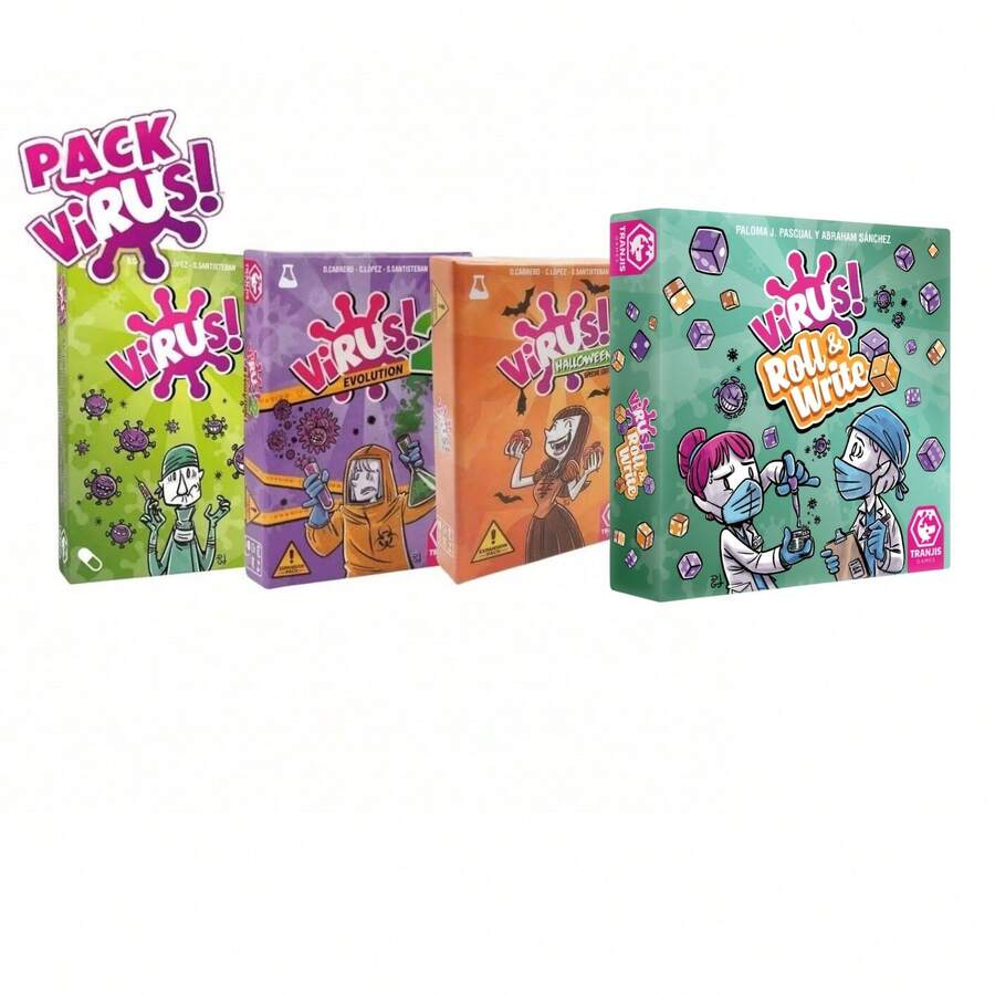 Goliath Virus Card Game, The Contagiously Fun Card Game, Green Halloween Christmas Holiday Gift, Board Game And Game Gift! - Multicolor - View 1