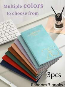 1pc/A6/2026 Planner, Portable Schedule Book, 365 Days Time Management Notebook, Weekly Planner, Daily Planner, Diary, Back To School, School Supplies, 2025-2026 Agenda