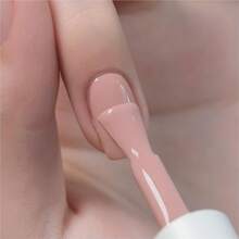 GAOY Esmalte de uñas de gel rojo oscuro, 0.6 onzas líquidas, esmalte de gel semipermanente, curado con luz UV para arte de uñas, manicura en casa, vino atractivo 2387 - Rosa polvoriento - Ver 2