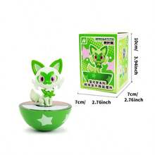 Set de păpuși mobile - Zâna Eevee, păpușă de pluș drăguță care se leagănă, articol anime, decor de birou anime japonez, păpușă de colecție - Multicolor - Vizualizare 6