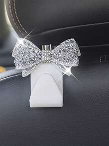 1pc/2pcs Car Hook Seat Back Front And Rear Bowknot Car Multifunctional Storage Backrest Small Hook