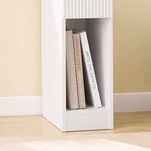 SoBuy Bedside Table With Drawer For Box Spring Bed, Sofa Table, Side Table, Narrow Telephone Table, Bedside Cabinet, Bedside Table, W X H X D Approx.: 20 X 60 X 35 Cm FBT111