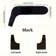 2pcs Breathable Wrist Brace For Carpal Tunnel Syndrome, Adjustable Closure - Hand Wash Only - Left & Right Hand - Black - View 3