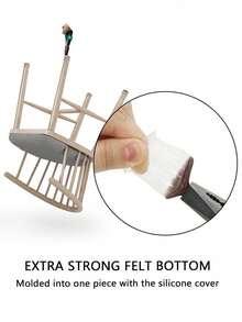 4/8/16/24/36pcs Furniture Leg Floor Protectors, Suitable For Hardwood Floors, Furniture Pads, Chair Leg Sliders, Silicone Chair Leg Covers, Prevent Floor Scratches And Reduce Noise, Applicable For Kitchen, Living Room, Bedroom, Cafe, 3 Styles Available