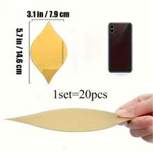 30 spiegelartige 30 Stücke tropfenförmige Spiegel Aufkleber, abnehmbare Acryl Spiegel Wandaufkleber 3D Wandkunstaufkleber, reflektierende DIY Dekorationen, abnehmbare Wanddekorationsaufkleber, geeignet für Wohnzimmer, Badezimmer, Büro Hintergrund Dekorationen, 5,7*3,1 Zoll (Gold/Silber/Schwarz)
