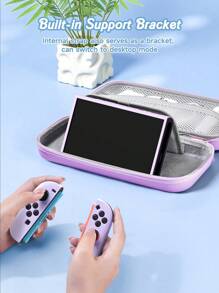 Ayotu 1 Stück Text anpassbarer Schalter Schutzhülle kompatibel mit NS/Switch OLED/Switch Lite/2025 Neue Switch2 7,9 Zoll Hülle, Name anpassbares Switch Zubehör, inklusive NS Basisabdeckung, Spielkartenaufbewahrungsbox