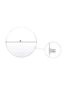 1 个亚克力蛋糕架、亚克力蛋糕盘、白色圆形蛋糕板、圆形亚克力蛋糕展示板、可重复使用的亚克力蛋糕架、蛋糕托盘 DIY 圆形装饰托盘、亚克力蛋糕托盘圆形蛋糕版透明亚克力蛋糕托盘 DIY 圆形装饰板、透明圆形蛋糕展示架、用于蛋糕 DIY 甜点和装饰配件的亚克力蛋糕架盘