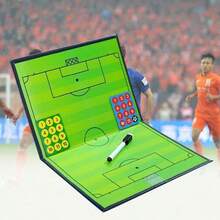 Tableau tactique magnétique pliable pour le football - Bleu marine - Voir 1