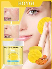 40 片姜黄洁面棉，温和日常面部清洁，保湿、亮肤和护肤