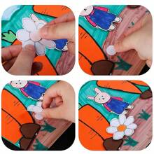 400 Stücke (200 Paar) selbstklebende Klettverschluss-Punkte, Klebestifte für Klettverschluss, Doppelseitiger starker Klettverschluss, geeignet für Schulklassen, Stille Bücher, Büro, Schulmaterialien Zuhause, Schulanfang