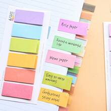 6-Style/Pack, 120pcs/Style Gradient Color Memo Notes, Message Sticky Notes, Colorful Series, Small Memo Pad, Macaron Colors, Reusable Note Sheets School Supplies, Back To School