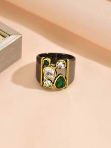 1pc Fashionable Vintage Indie Boho-Style Ring, Suitable For Wedding Engagement & Daily Wear For Women