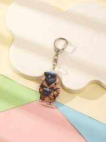 1 Pc Acrylic Strange Italian Silly Animal Shan Hai Jing TungTungTungTung Sahur/Tralalero Tralala/Lirili Larlla/Bombardiro Ctocodilo/Boneca Ambalam//Brr Brr Patapim Character Style Theme Keychain Pendant Backpack Ornament/Bag Accessories/School Bag Accessories/Purse Pendant/Friend's Gifts