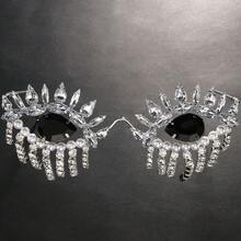 Ladies' Black Funny Prop Glasses Frame, Suitable For Parties, Festivals, And Daily Wear - Gold - View 3