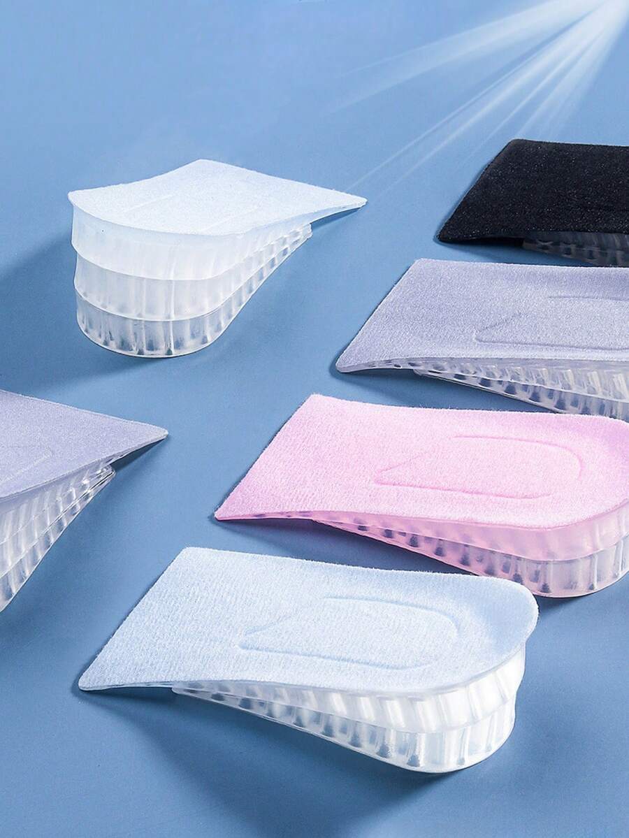 1双隐形防滑增高减震鞋垫，可拆卸增高垫，鞋跟配件