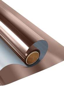 1 Roll Of One-Way Privacy Window Film, Heat Insulating Film Window Sunscreen Window Film One-Way See-Through Anti-Peeping Sunshade Balcony Anti-Travel Shading Glass Sticker Home Decoration, Anti-UV Heat Control For Home Office, Reflective Heat Control Anti-UV Glass Door Sticker - Multicolor - View 19