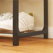 1pc 4 Tier Shoe Rack Organizer - Free-Standing Shoe Storage Cabinet For Closet, Front Door Entrance, And Entryway - Easy To Install And Space Saving