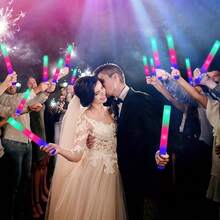 Que xốp phát sáng LED, Vật dụng tiệc phát sáng trong bóng tối cho tiệc cưới Sinh nhật Giáng sinh Halloween Tiệc rave Ưu đãi Que phát sáng Tiệc sinh nhật, Đám cưới, Halloween, Năm mới - Nhiều màu - Xem 3