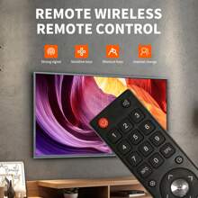 Télécommande infrarouge de remplacement compatible avec les télévisions CHiQ, AIWA, KOGAN, ALBADEEL, Changhong sans fonction VOCAL
