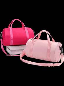 1pc Sports & Fitness Bag, Large Capacity Travel Duffel Bag, Wet & Dry Separation, Lightweight And Convenient For Men And Women