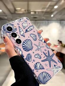 1 个蓝色海洋贝壳海星软手机壳，兼容 17/17 Air/17 Pro/17 Pro Max、Honor、Redmi、Galaxy A04e/12/A13/A14/A34/A50/A52/A53/A54/S21/S22/S23/S24/S25/S25Ultra、6A/7A/8A、12T/13T - 無色 - 查看 7