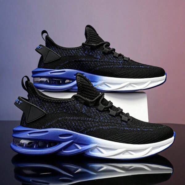 Men's 2025 New Lightweight Soft Sole Outdoor Casual Sports Shoes, Anti-Slip, Wear-Resistant, Gradient Color Personalized Walking Sneakers